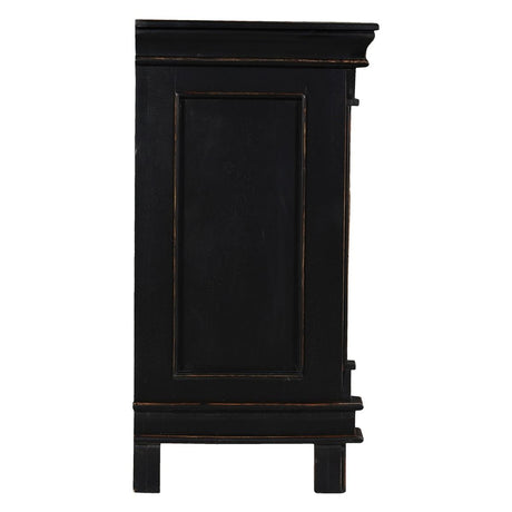 Turin 70" Dresser in Distressed Black from Home Trends & Design - Luna Furniture