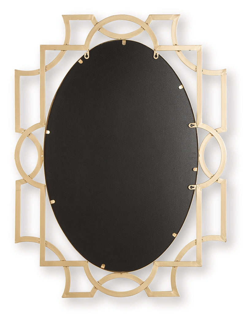 Fulkmore Antique Gold Finish Accent Mirror from Ashley - Luna Furniture