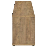 Fuller Mango 60-inch 2-Door TV Stand Fireplace Media Console from Coaster - Luna Furniture