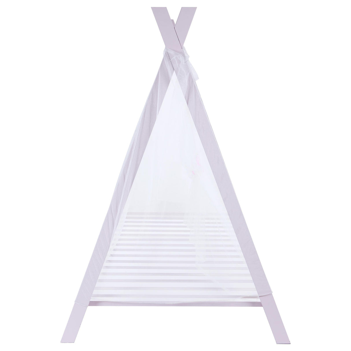 Fultonville Pink Metal Twin Tent Bed with 7-inch Mattress from Coaster - Luna Furniture