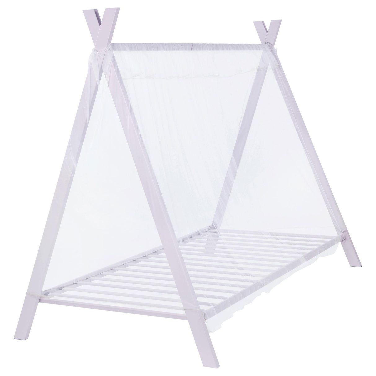 Fultonville Pink Metal Twin Tent Bed with 7-inch Mattress from Coaster - Luna Furniture