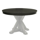 Rylie Black 48" Round Counter Dining Table with 4 Drawers and Game Top from Steve Silver - Luna Furniture