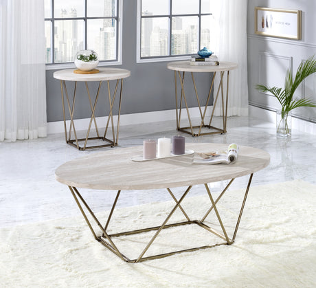 Rowyn 3-Pack Set(Pack Includes Cocktail Table & 2 End Tables) from Steve Silver - Luna Furniture