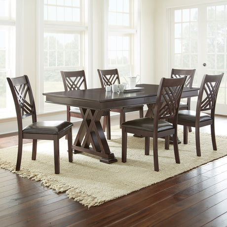 Adrian Dark Brown Side Chair, Set of 2 from Steve Silver - Luna Furniture
