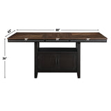 Bermuda 5-Piece Counter Dining Set in Black from Steve Silver - Luna Furniture