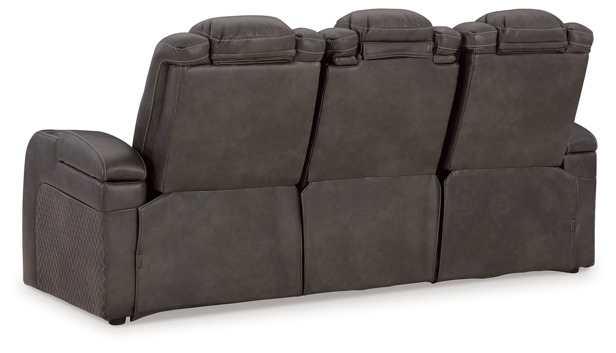 Fyne-Dyme Power Reclining Sofa and Power Recliner from Ashley - Luna Furniture