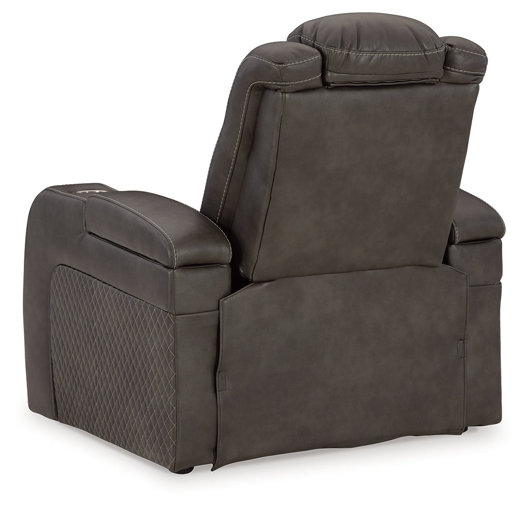 Fyne-Dyme Power Reclining Sofa and Power Recliner from Ashley - Luna Furniture