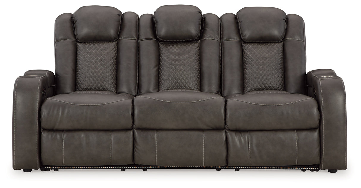 Fyne-Dyme Power Reclining Sofa and Power Recliner from Ashley - Luna Furniture
