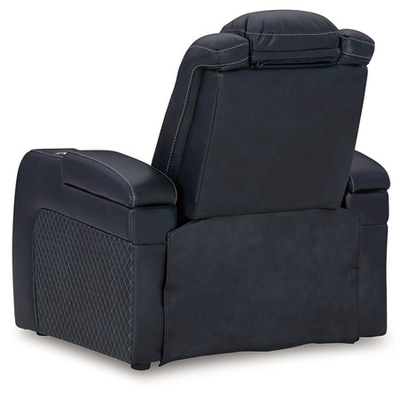 Fyne-Dyme Sofa, Loveseat and Recliner in Sapphire from Ashley Furniture - Luna Furniture