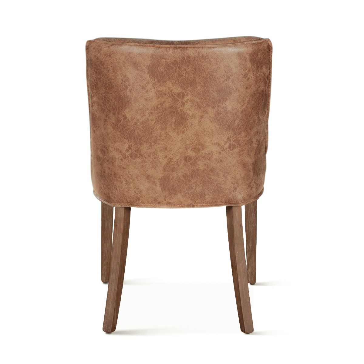 Buddy 20" Dining Chair in Tan Leather with Natural Legs from Home Trends & Design - Luna Furniture