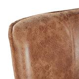 Buddy 20" Dining Chair in Tan Leather with Natural Legs from Home Trends & Design - Luna Furniture