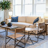 Gatsby Palladium Sofa in White Linen Slipcover from Home Trends & Design - Luna Furniture