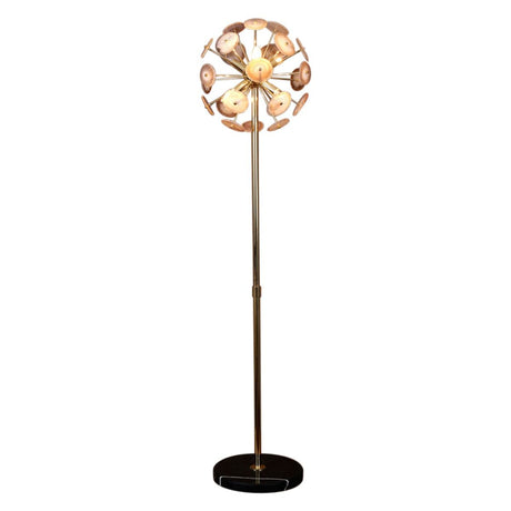 Vintage Light Agate and Marble Floor Lamp from Home Trends & Design - Luna Furniture