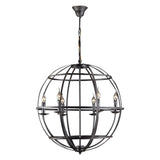 Vintage Light Large Rustic Globe Pendant from Home Trends & Design - Luna Furniture