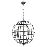 Vintage Light Medium Rustic Globe Pendant from Home Trends & Design - Luna Furniture