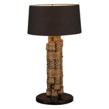 Vintage Light Rope, Marble and Metal Table Lamp from Home Trends & Design - Luna Furniture