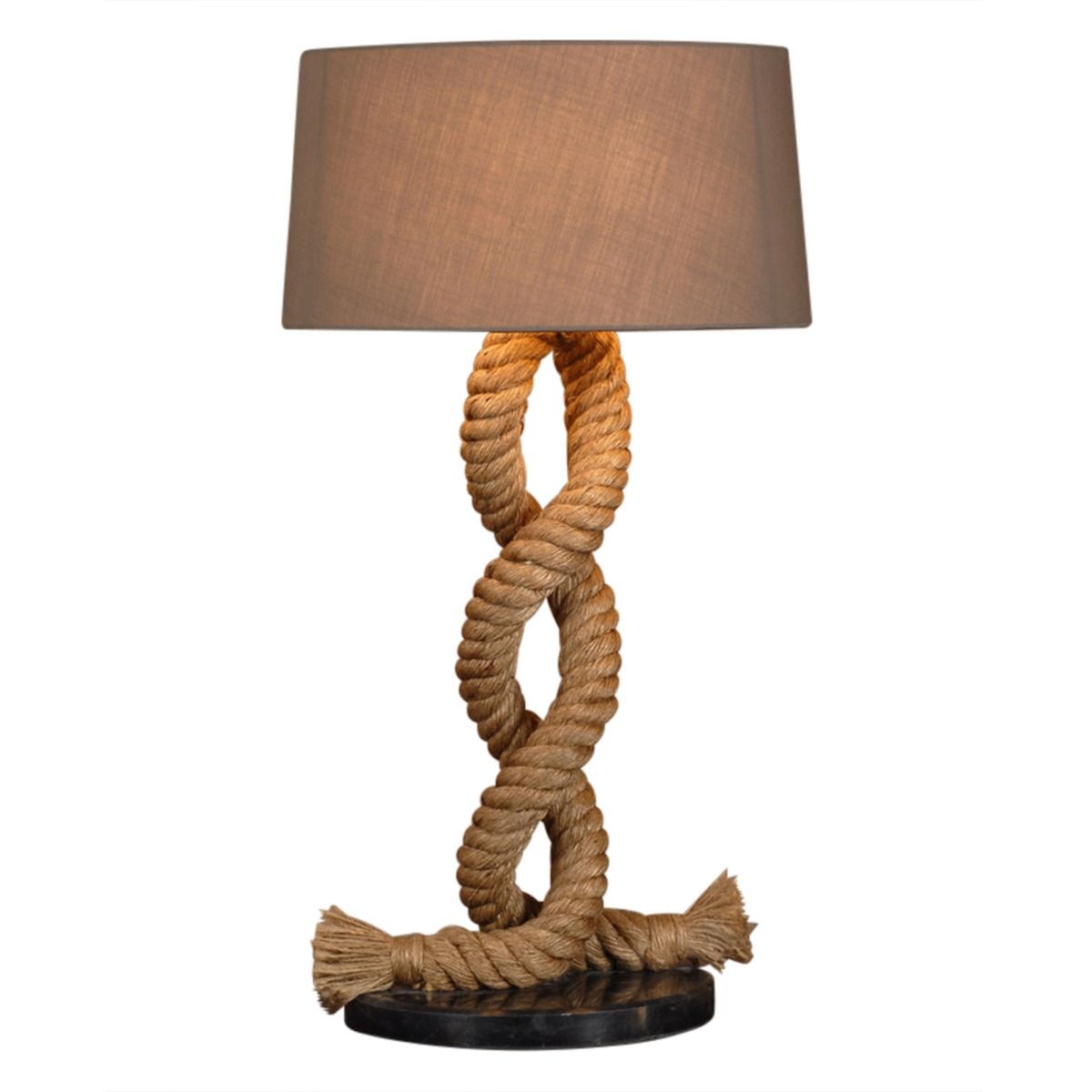 Vintage Light Rope Table Lamp from Home Trends & Design - Luna Furniture