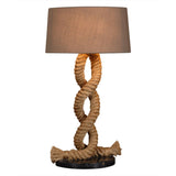 Vintage Light Rope Table Lamp from Home Trends & Design - Luna Furniture