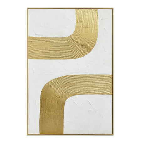 Palette Bold Bands Hand Painted Framed Triptych from Home Trends & Design - Luna Furniture
