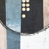 Palette Cityscape Abstractions Hand Painted Framed Diptych from Home Trends & Design - Luna Furniture