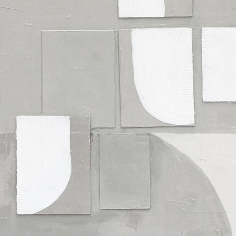 Palette Cutout Collage Hand Painted Framed Diptych from Home Trends & Design - Luna Furniture