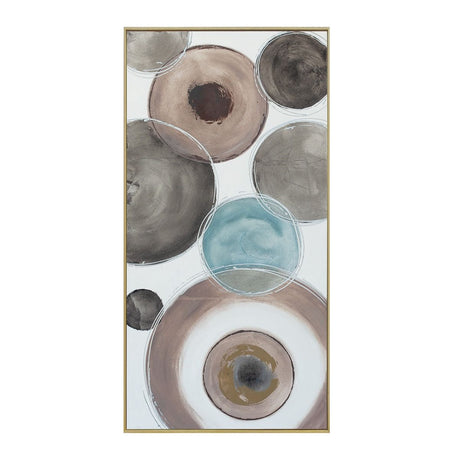 Palette Delicate Dishes Hand Painted Framed Diptych from Home Trends & Design - Luna Furniture