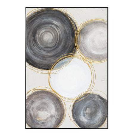 Palette Gilded Globes Hand Painted Framed Triptych from Home Trends & Design - Luna Furniture