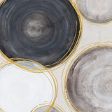 Palette Gilded Globes Hand Painted Framed Triptych from Home Trends & Design - Luna Furniture