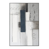 Palette Linear Landscape Hand Painted Framed Diptych from Home Trends & Design - Luna Furniture