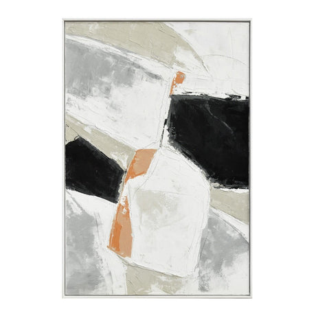 Palette Pastel Patchwork 2 Hand Painted Framed Diptych from Home Trends & Design - Luna Furniture