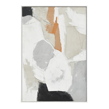 Palette Pastel Patchwork 2 Hand Painted Framed Diptych from Home Trends & Design - Luna Furniture