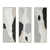 Palette Ripped Reflections Hand Painted Framed Triptych from Home Trends & Design - Luna Furniture