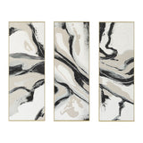 Palette Serenity Hand Painted Framed Triptych from Home Trends & Design - Luna Furniture