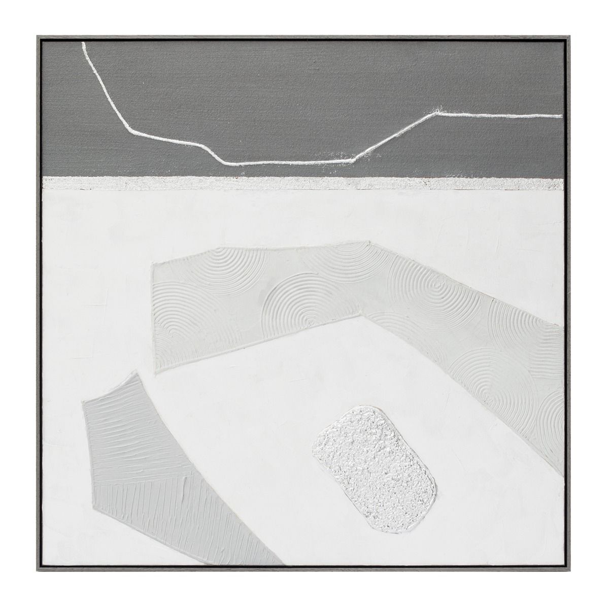 Palette Modern Slate Hand Painted Framed Diptych from Home Trends & Design - Luna Furniture