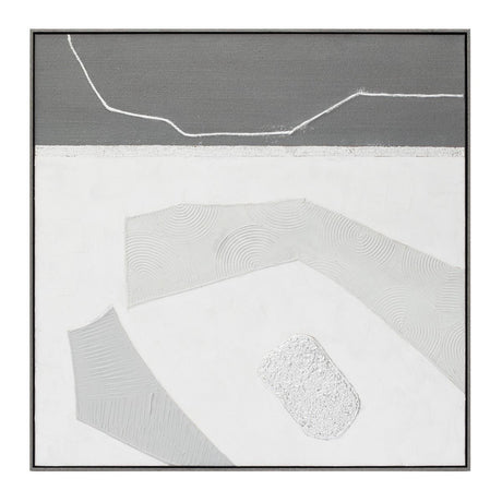 Palette Modern Slate Hand Painted Framed Diptych from Home Trends & Design - Luna Furniture
