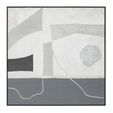 Palette Modern Slate Hand Painted Framed Diptych from Home Trends & Design - Luna Furniture