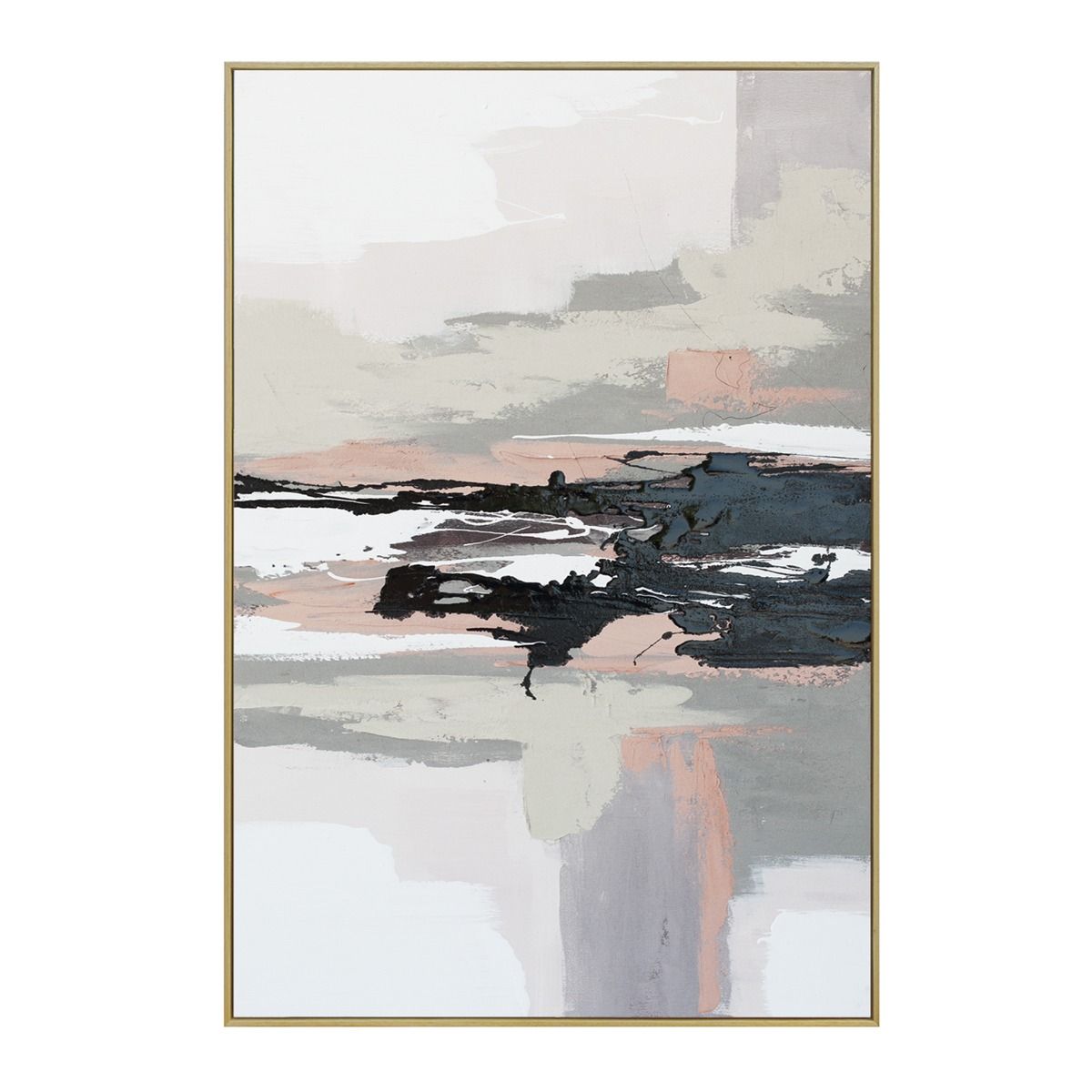 Palette Vistas Unknown Hand Painted Framed Diptych from Home Trends & Design - Luna Furniture