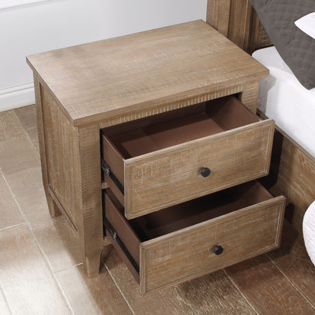 Riverdale Driftwood Nightstand from Steve Silver - Luna Furniture