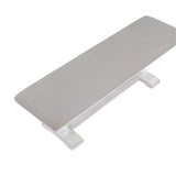 Warren White/Gray 60″ Upholstered Dining Bench from Steve Silver - Luna Furniture