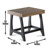 Ralston Caramel/Ebony End Table from Steve Silver - Luna Furniture