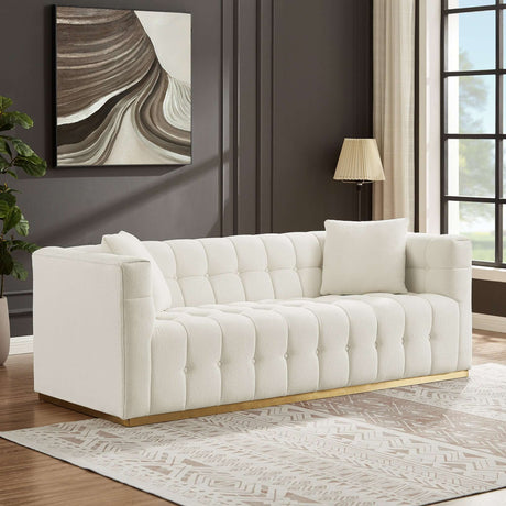 Eleanor Sofa Beige Boucle from Ashcroft Furniture - Luna Furniture
