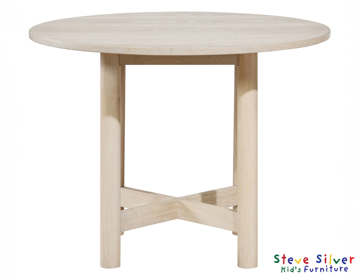 Gabby Washed Oak 5-Piece Kids Dining Table Set from Steve Silver - Luna Furniture