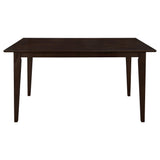 Gabriel 5-piece Rectangular 59-inch Dining Set Cappuccino from Coaster - Luna Furniture