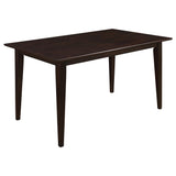 Gabriel 5-piece Rectangular 59-inch Dining Set Cappuccino from Coaster - Luna Furniture