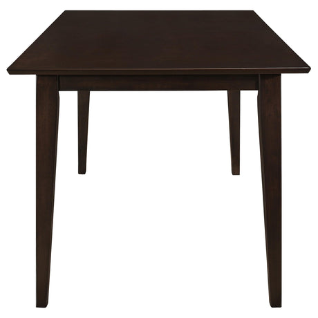 Gabriel Cappuccino 5-piece 59-Inch Rectangular Dining Set from Coaster - Luna Furniture