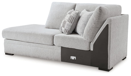 Gabyleigh Nickel Left-Arm Facing Corner Chaise from Ashley Furniture - Luna Furniture