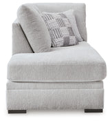 Gabyleigh Nickel Left-Arm Facing Corner Chaise from Ashley Furniture - Luna Furniture