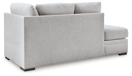 Gabyleigh Nickel Left-Arm Facing Corner Chaise from Ashley Furniture - Luna Furniture