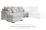 Gabyleigh Nickel Left-Arm Facing Sofa Chaise from Ashley Furniture - Luna Furniture