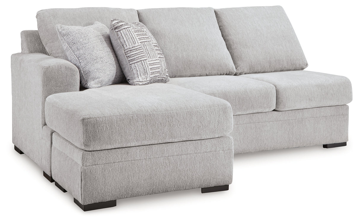 Gabyleigh Nickel Left-Arm Facing Sofa Chaise from Ashley Furniture - Luna Furniture